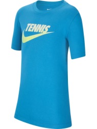nikecourt big kids` graphic tennis t-shirt