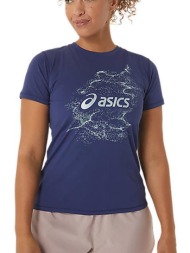 asics naginographic run women`s t-shirt