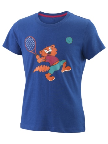 wilson tabby tech girls` tennis t-shirt σε προσφορά