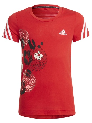 adidas 3 -stripes graphic girls` tennis t-shirt σε προσφορά