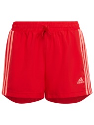 adidas designed to move 3 stripes girl`s shorts