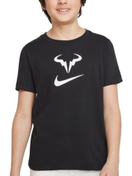 nikecourt dri-fit rafa big kids` tennis t-shirt