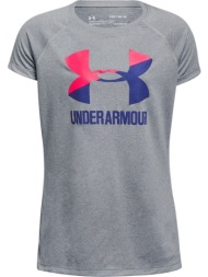 under armour big logo girls` t-shirt