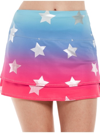 lucky in love long star bright women`s tennis skirt σε προσφορά