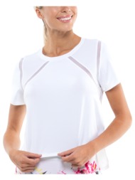 γυναικεία μπλούζα τένις lucky in love mixed up high/low