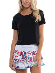 γυναικεία μπλούζα τένις lucky in love mixed up high/low