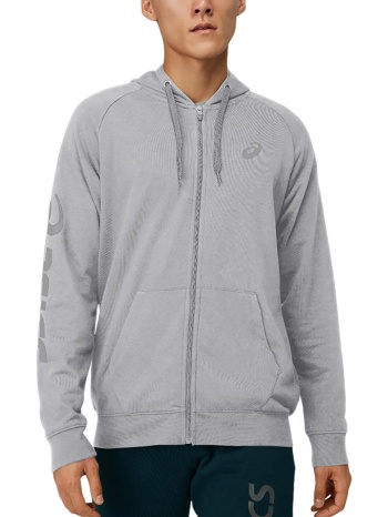 asics big logo zippered men`s tennis jacket σε προσφορά