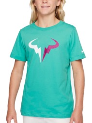 nikecourt dri-fit rafa big kids` tennis t-shirt