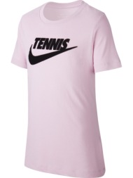 nikecourt dri-fit boy`s graphic tennis t-shirt