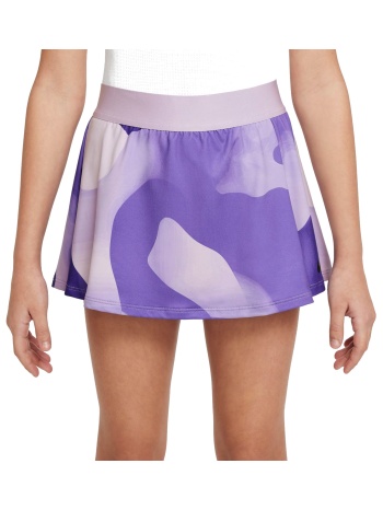 nikecourt dri-fit victory girls` printed tennis skirt