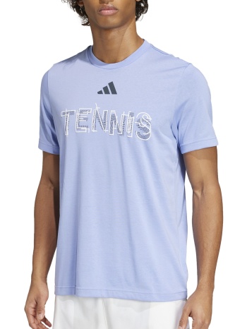 adidas tennis hi-visibility interview men`s graphic t-shirt σε προσφορά