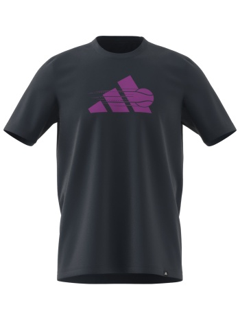 adidas tennis 3-stripes graphic men`s t-shirt
