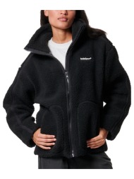 body action zip-through sherpa women`s jacket