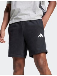 adidas essential french terry 3-stripes men`s shorts