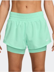 nike one women`s dri-fit mid-rise 3` 2-in-1 shorts