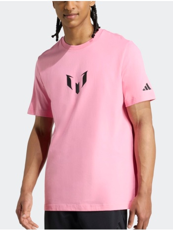 adidas messi name and number graphic men`s t-shirt