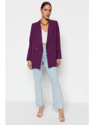 trendyol blazer - purple - regular