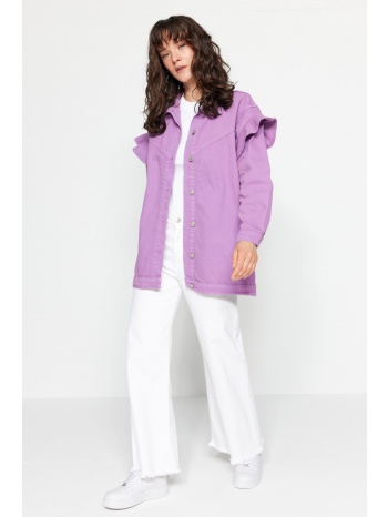 trendyol jacket - purple - regular σε προσφορά