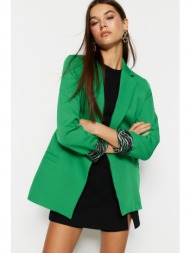 trendyol blazer - green - regular