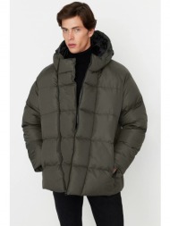 trendyol winter jacket - khaki - puffer