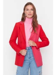 trendyol red double color lined woven jacket