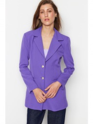trendyol blazer - purple - slim