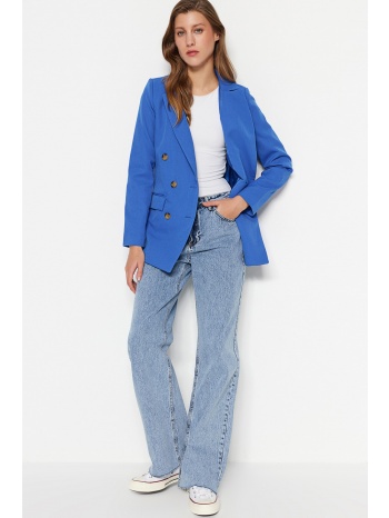 trendyol blazer - blue - regular σε προσφορά