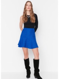 trendyol blue mini skirt