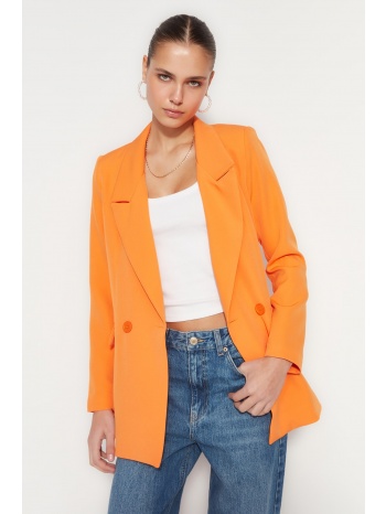 trendyol blazer - orange - regular σε προσφορά