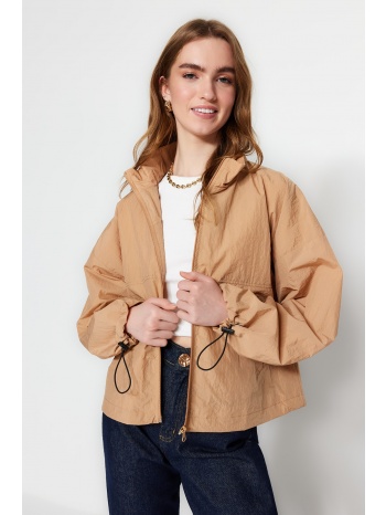 trendyol winter jacket - beige - basic