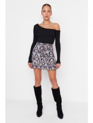trendyol multi color mini skirt