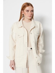 trendyol jacket - ecru - regular