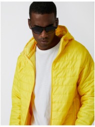 koton winter jacket - yellow - puffer