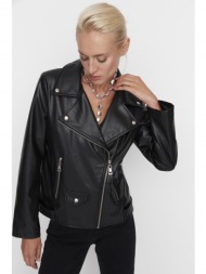 trendyol winter jacket - black - biker jackets