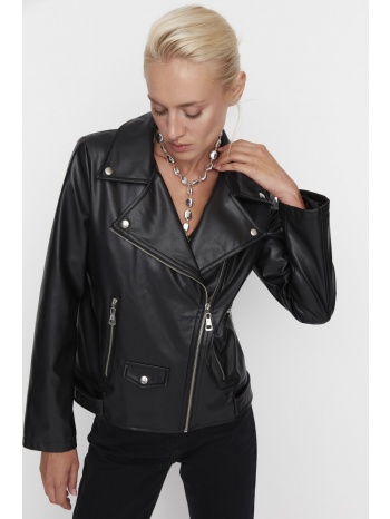 trendyol winter jacket - black - biker jackets σε προσφορά