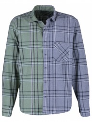 trendyol multicolored men`s regular fit color block lumberjack plaid shirt