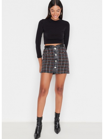 trendyol black buttoned skirt σε προσφορά