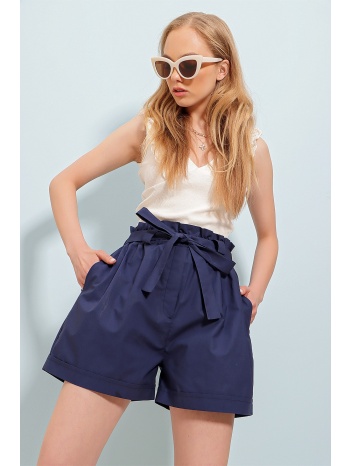 trend alaçatı stili shorts - navy blue - normal waist σε προσφορά
