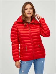 sam73 red women`s quilted jacket sam 73 daba - women