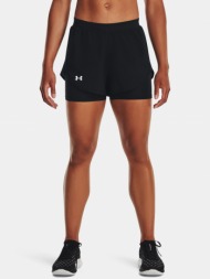 under armour shorts ua fly by elite 2-in-1 short-blk - women
