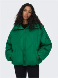 green women`s winter oversize jacket only tamara - women
