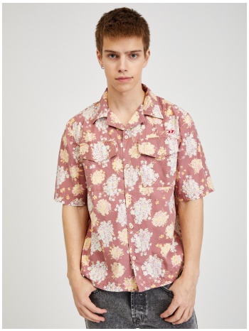 old pink men`s floral shirt diesel - mens σε προσφορά