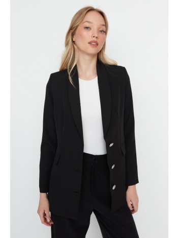 trendyol black blazer jacket