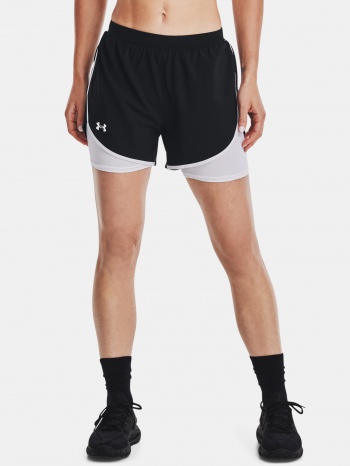 under armour shorts ua fly by elite 2-in-1 short-blk - women σε προσφορά