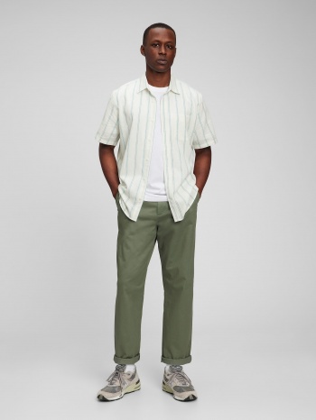 gap striped linen & cotton shirt - men σε προσφορά
