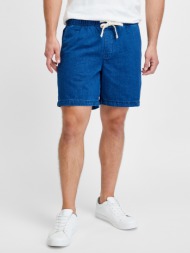 gap denim shorts with elasticated waistband - men