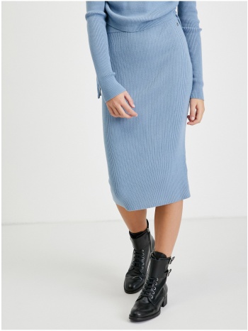 light blue sheath sweater skirt guess calire - women σε προσφορά