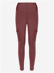 burgundy women`s leggings with wrangler pockets - women