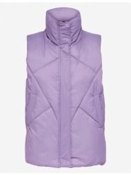 light purple quilted vest only palma - women