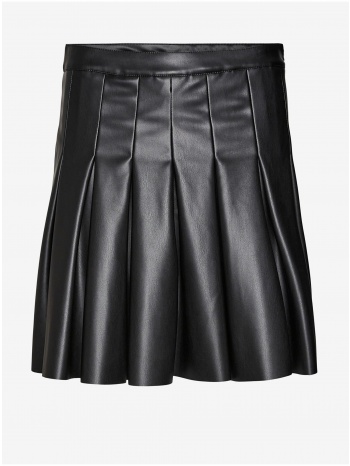 black leatherette skirt noisy may paulo - women σε προσφορά